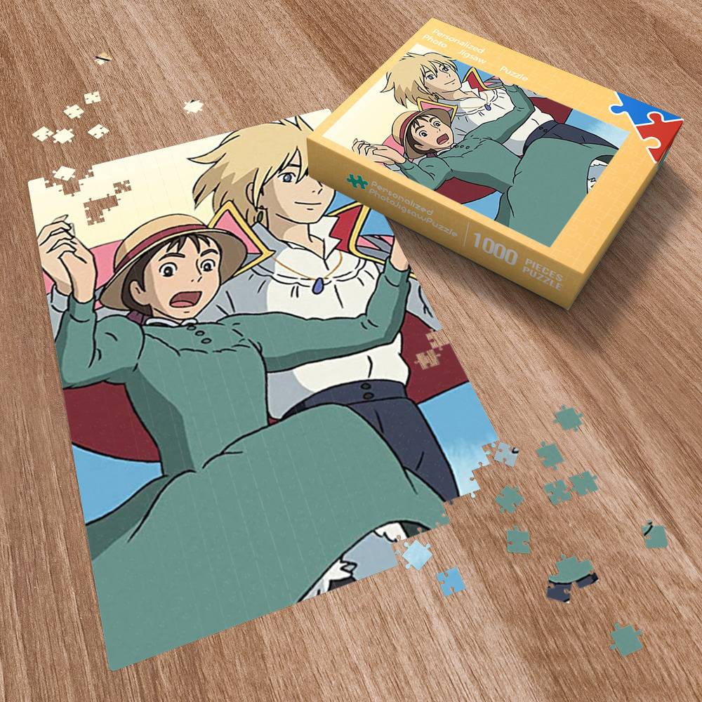 Howl's Moving Castle Flying Sophie and Howl Puzzle
