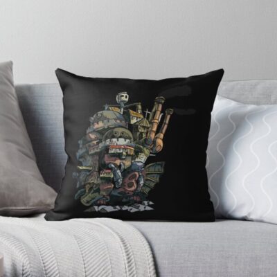 Howl’s Moving Castle Art Throw Pillow