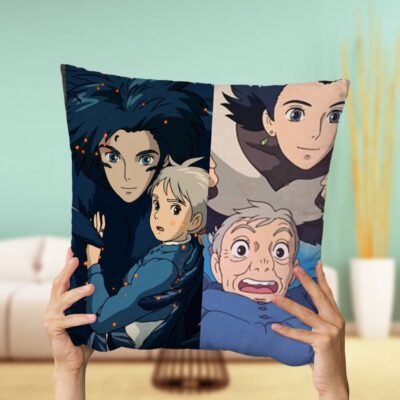 Howl’s Moving Castle Collage Photo Pillow