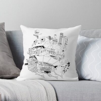 Howl’s Moving Castle Throw Pillow